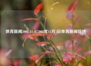 体育新闻2008-11-072008年11月7日体育新闻综述